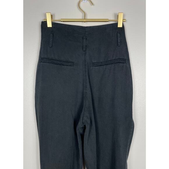 Reformation Avalon Ankle Tie Paperboy High Waisted Trouser Pants 2P *No Belt - Picture 10 of 14